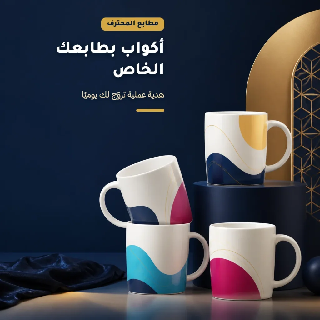 طباعة اكواب